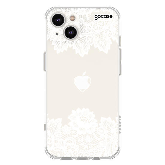 Capinha para celular Eterno Amor Renda White - Manuscrita