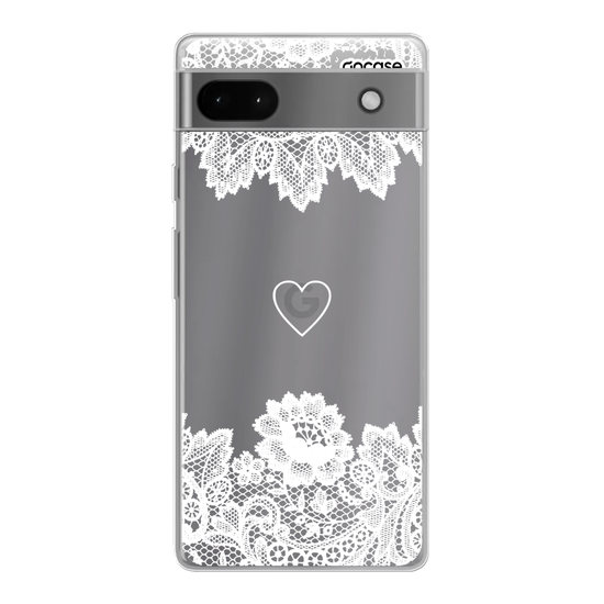 Forever Love Lace White -  Handwritten Phone Case
