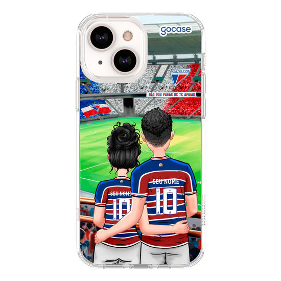 Capinha para celular Fortaleza - Casal Tricolor