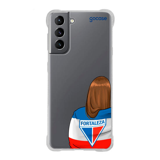 Capinha para celular Fortaleza - Torcedora Tricolor