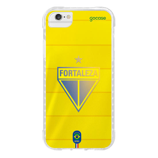 Capinha para celular  Fortaleza - Uniforme Brasil Amarelo Escudo