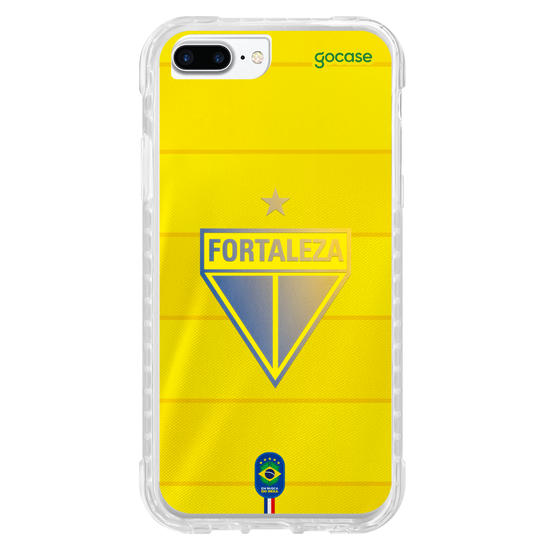 Capinha para celular  Fortaleza - Uniforme Brasil Amarelo Escudo