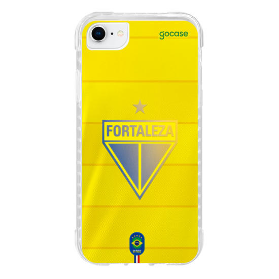 Capinha para celular  Fortaleza - Uniforme Brasil Amarelo Escudo