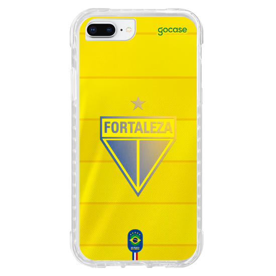 Capinha para celular  Fortaleza - Uniforme Brasil Amarelo Escudo