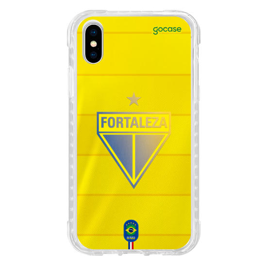 Capinha para celular  Fortaleza - Uniforme Brasil Amarelo Escudo