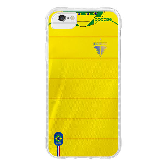 Capinha para celular  Fortaleza - Uniforme Brasil Amarelo