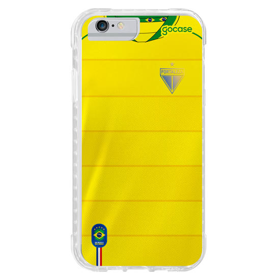 Capinha para celular  Fortaleza - Uniforme Brasil Amarelo