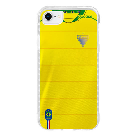 Capinha para celular  Fortaleza - Uniforme Brasil Amarelo
