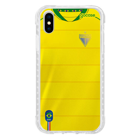Capinha para celular  Fortaleza - Uniforme Brasil Amarelo