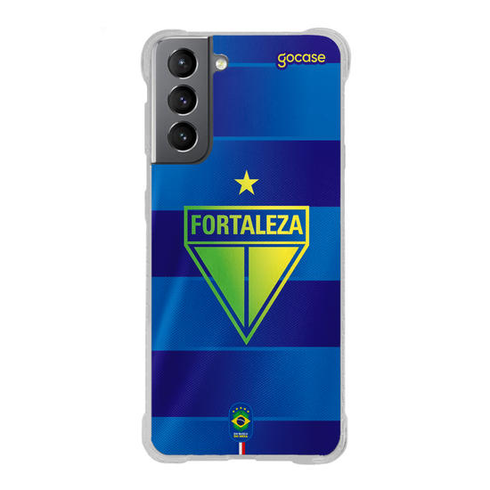 Capinha para celular  Fortaleza - Uniforme Brasil Azul Escudo