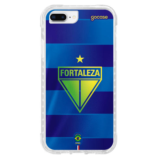 Capinha para celular  Fortaleza - Uniforme Brasil Azul Escudo