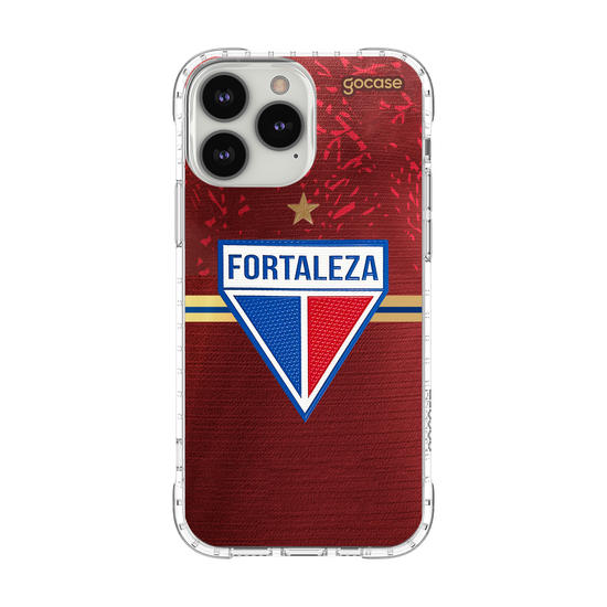 Capinha para celular  Fortaleza - Uniforme Copa do Nordeste 2024 Vermelho Escudo