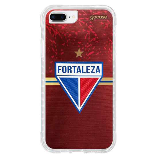 Capinha para celular  Fortaleza - Uniforme Copa do Nordeste 2024 Vermelho Escudo