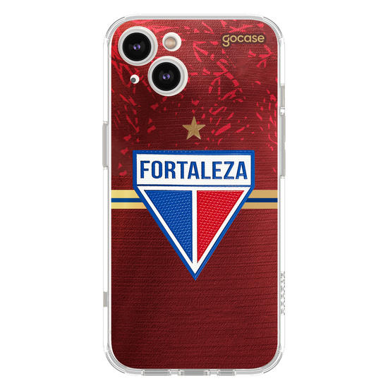  Fortaleza - Uniforme Copa do Nordeste 2024 Vermelho Escudo