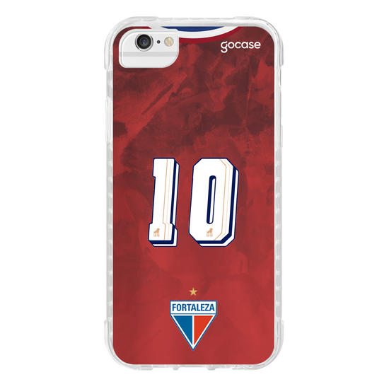 Capinha para celular Fortaleza Uniforme Goleiro 2021 Vermelho