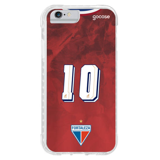 Capinha para celular Fortaleza Uniforme Goleiro 2021 Vermelho