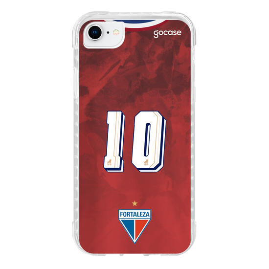 Capinha para celular Fortaleza Uniforme Goleiro 2021 Vermelho