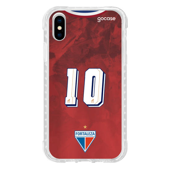 Capinha para celular Fortaleza Uniforme Goleiro 2021 Vermelho