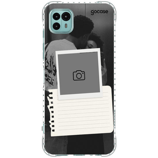 Capinha para celular  Foto & Carta de Amor