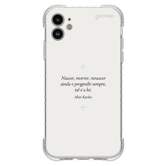 Capinha para celular  Frase Allan Kardec