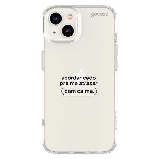 Capinha para celular  Frases Acordar Cedo