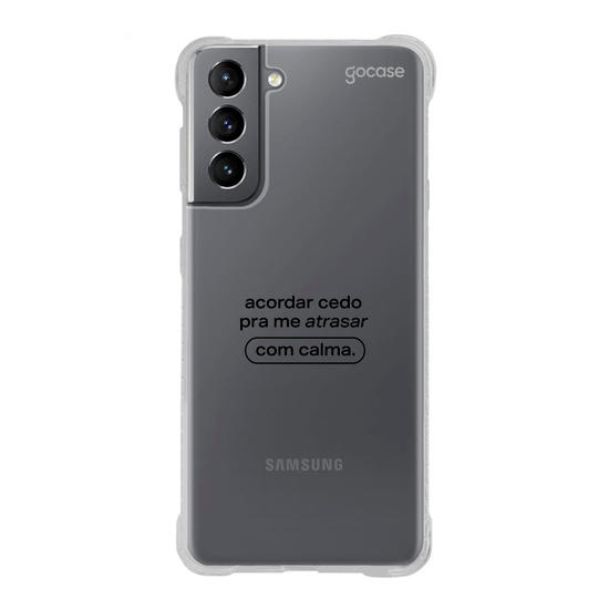 Capinha para celular  Frases Acordar Cedo