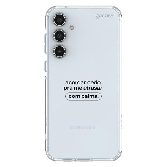 Capinha para celular  Frases Acordar Cedo