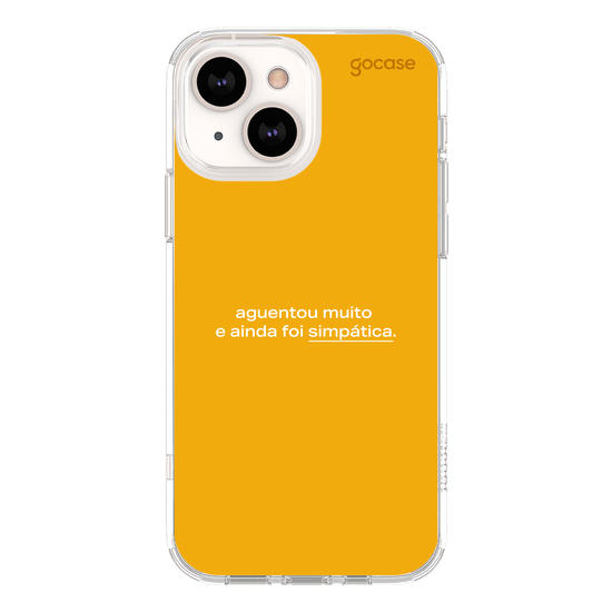 Capinha para celular Frases Aguentou Muito