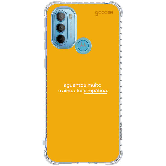 Capinha para celular  Frases Aguentou Muito