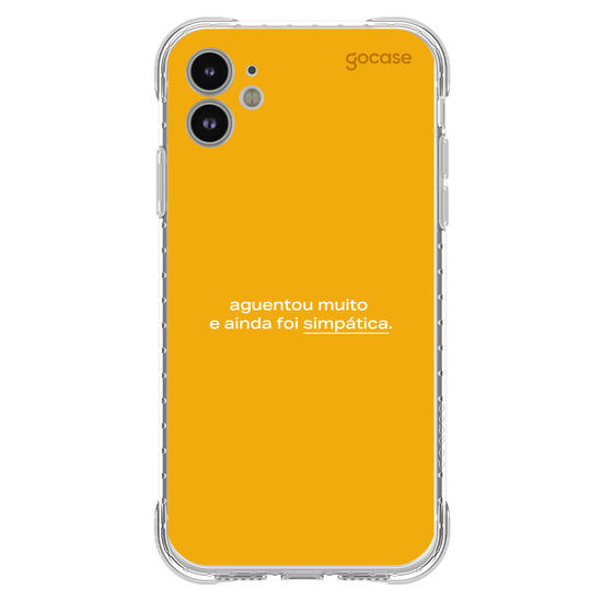 Capinha para celular  Frases Aguentou Muito