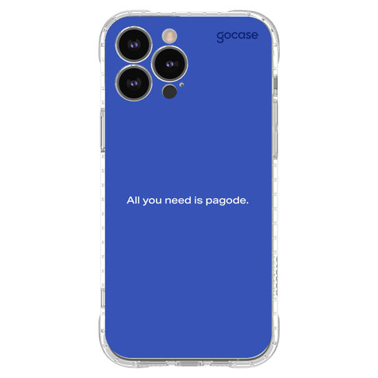 Capinha para celular  Frases All You Need Is Pagode