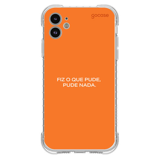 Capinha para celular  Frases Fiz o Que Pude