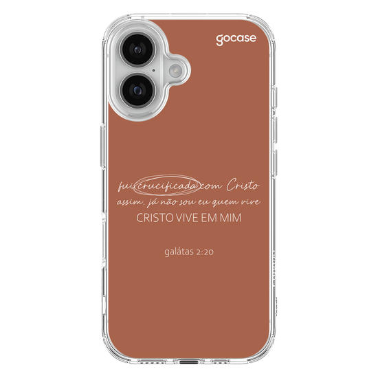 Capinha para celular  Fui crucificada com cristo