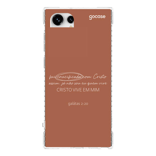 Capinha para celular  Fui crucificada com cristo