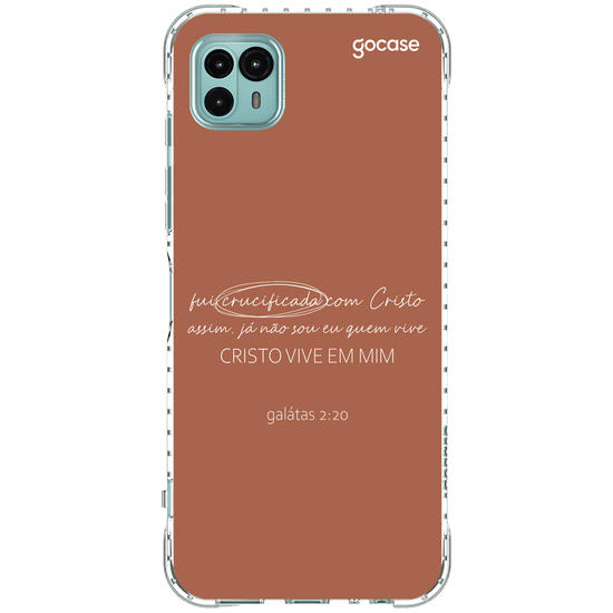 Capinha para celular  Fui crucificada com cristo