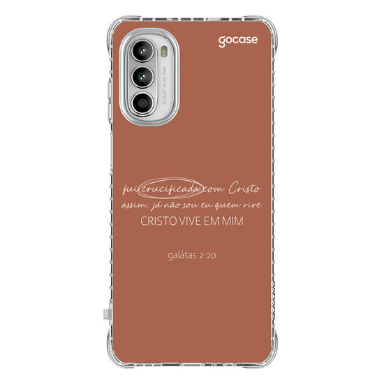Capinha para celular  Fui crucificada com cristo
