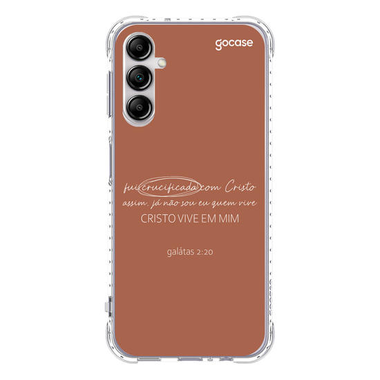 Capinha para celular  Fui crucificada com cristo