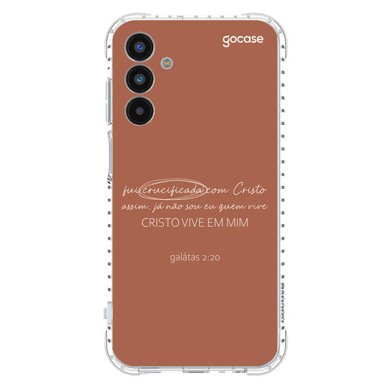 Capinha para celular  Fui crucificada com cristo