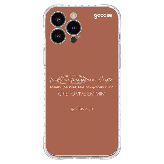 Capinha para celular  Fui crucificada com cristo