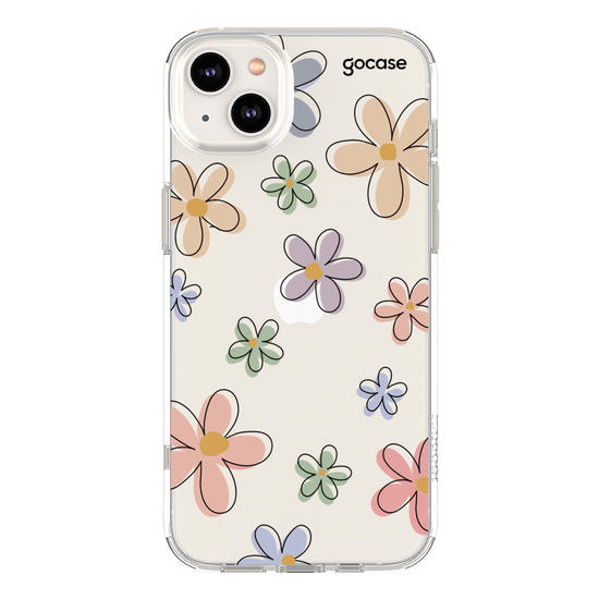 Capinha para celular Flores Divertidas