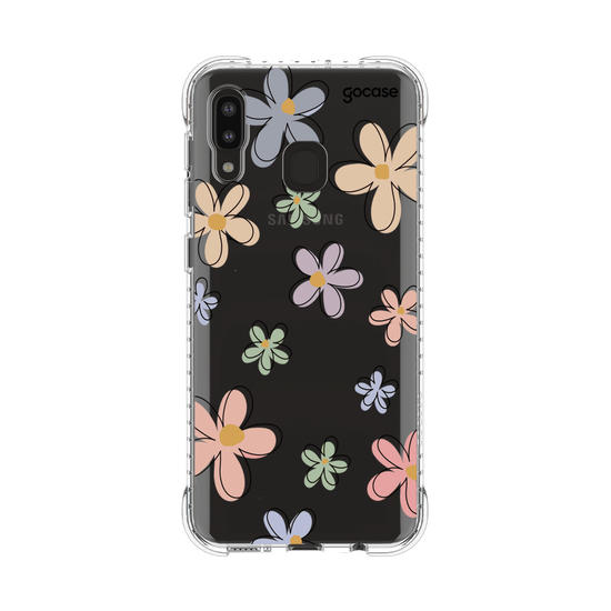 Capinha para celular Flores Divertidas