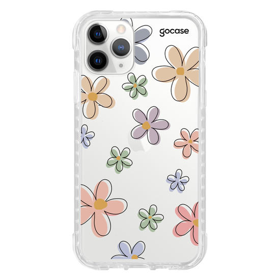 Capinha para celular Flores Divertidas