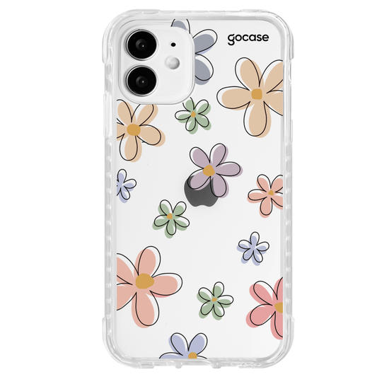 Capinha para celular Flores Divertidas