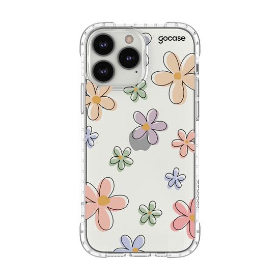 Capinha para celular Flores Divertidas