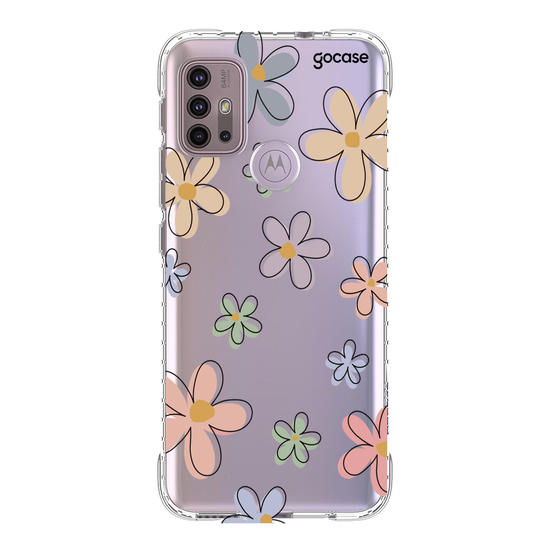 Capinha para celular Flores Divertidas