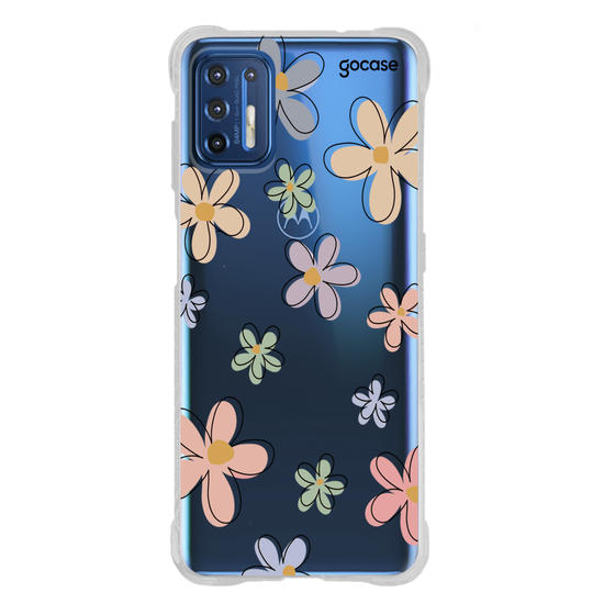 Capinha para celular Flores Divertidas