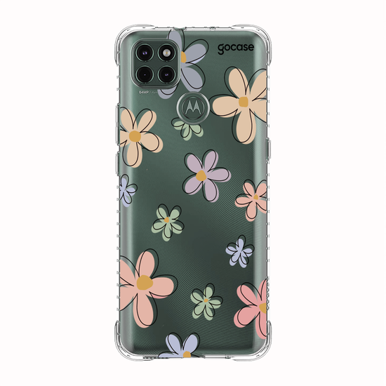 Capinha para celular Flores Divertidas
