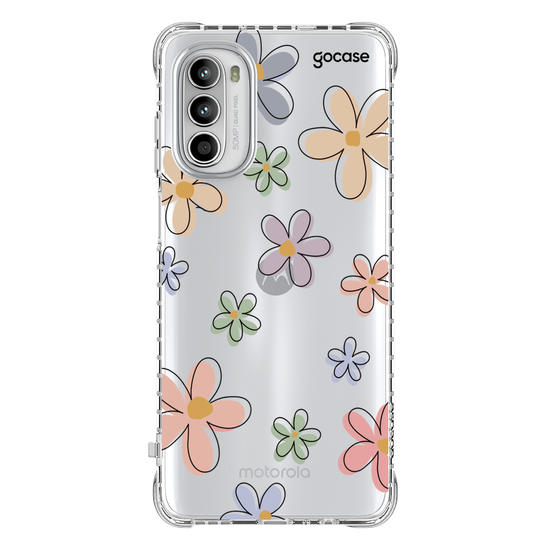 Capinha para celular Flores Divertidas