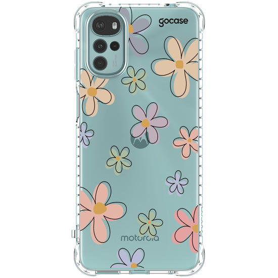 Capinha para celular Flores Divertidas