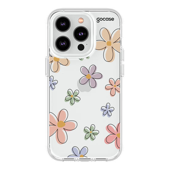 Capinha para celular Flores Divertidas